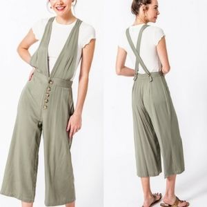 Olive Coverall Jumper